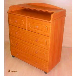 Комод Baby Elite "Классик-2" 5 ящиков (вишня) БЭ5004