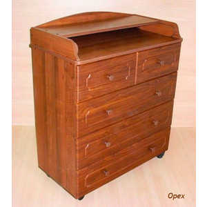 Комод Baby Elite "Классик-2" 5 ящиков (орех) БЭ5001
