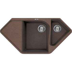 Мойка кухонная Elleci Ego Corner 1000x500 metaltek (72) LMECOR72