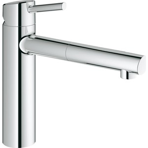 Смеситель для кухни Grohe Concetto с выдвижным изливом (31129001) смеситель для кухни grohe concetto с выдвижным изливом 32663001