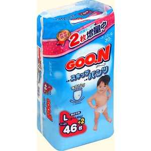 Трусики - подгузники Goon L 9-14кг 46шт для мальчиков 4902011751383