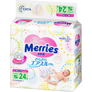 Подгузники Merries S 4-8 кг 24шт 4901301509062
