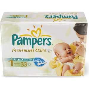Подгузники Pampers "Premium Care" 2-5кг 33шт 4015400274636