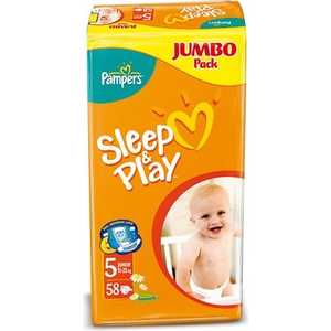 Подгузники Pampers "Sleep and Play" 11-18кг 58шт 4015400203582