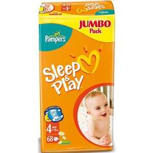 Подгузники Pampers "Sleep and Play" 7-18кг 68шт 4015400203551