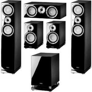 Напольная акустическая система Magnat Quantum 755, piano black/mocca veneer