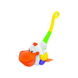 Kiddieland Игровая каталка с ручкой "Пеликан-затейник" KID 049767