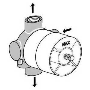 Переключатель Ideal Standard многоходовой 1 1/2 на 2 положения (A2393NU)