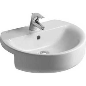 Раковина Ideal Standard Connect Sphere 55 см полувстраиваемая (E792301)