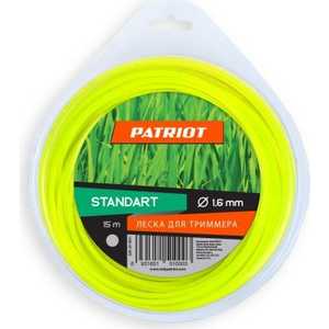 Леска триммерная PATRIOT 1.6мм 15м Standart (805201001)