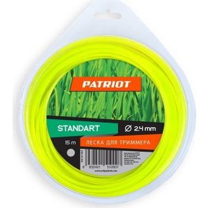 Леска триммерная PATRIOT 2.4мм 15м Standart (805224000)