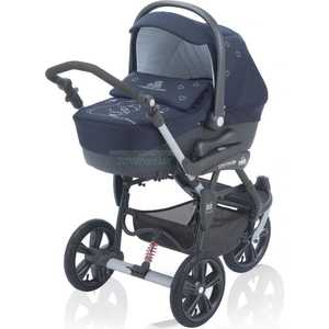 Cam Коляска 3в1 "Cortina evolution х3 tris elegant" (синий/стразы'12) 891-t400