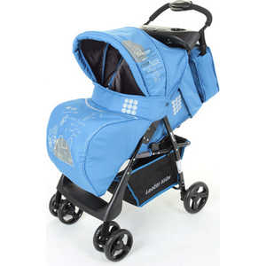 Коляска прогулочная Lider Kids "B-110" (синий/серый) 12