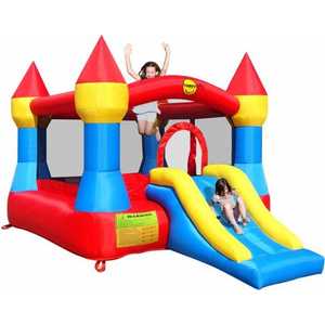 Надувной батут Happy Hop "Castle Bouncer with Slide" 9017