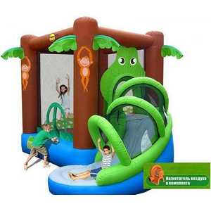 Надувной батут Happy Hop "Crocodile Airflow Bouncy Castle With Silde" 9113