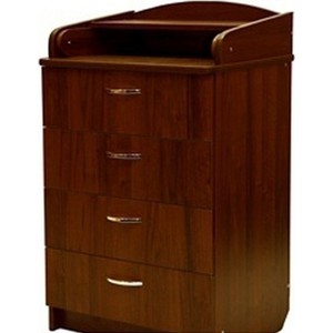 Комод раскладной Атон-Мебель 4 ящика/ЛДСП (орех) 60К/4