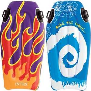 Плот с держателями Intex 58165NP 112х62см 2вида, от 6лет