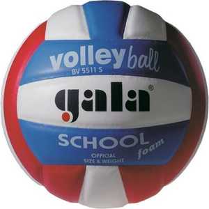 Мяч волейбольный Gala School Foam Colour (BV5511S), размер 5, цвет бел.-красн-син.