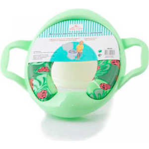 Сиденье Baby Care детское на унитаз c ручками (зелёный) РМ 258