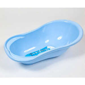 Ванночка Пластик-Центр "Ангел" 84см детская с термометром (голубой) LA4102ГЛП-1P