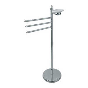 Bagno Associati Стойка напольная с 3 держателями для полотенец Canova CA61452