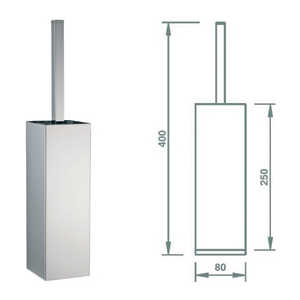 Bagno Associati Ершик латунный, хром Dado DA25351