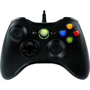 Microsoft XBox 360 Controller, black (S9F-00002)