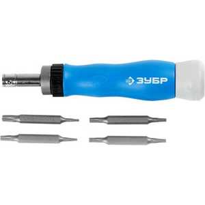 Отвертка реверсивная Зубр Torx 5 предметов "Эксперт" (25625-H5)