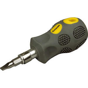 Отвертка Stayer Max-Grip с двухстор стержнем Cr-V "бочка" SL 6.5/PH2 (25853-H2 G)