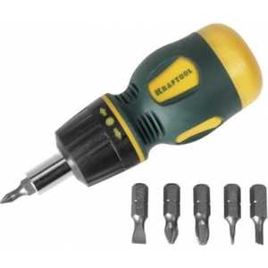 Набор Kraftool Expert отвертка SL/3/5/6 PH/1/2/3 Cr-V 7 предметов (26190-H7)