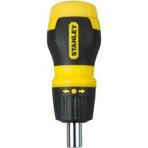 Отвертка Stanley Stubby Multibit с реверсом + 6 вставок (0-66-358)