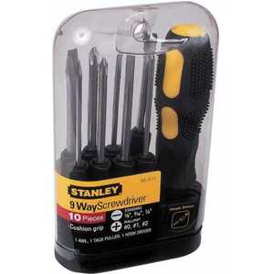Отвертка Stanley со сменными вставками 10 предметов (0-62-511)