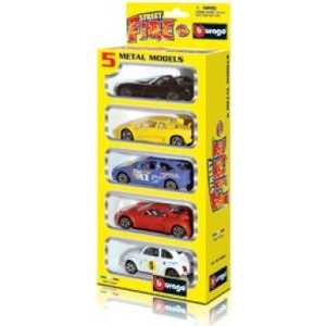 Bburago Набор машинок 1:43 Автомобиль Street Fire (5 шт.) 18-30005_jeltaya_kor/ast18-3005