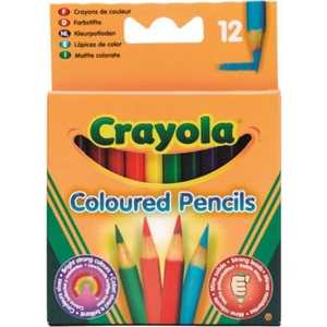Цветные карандаши Crayola короткие (12 шт.) 4112