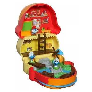 Jakks Набор "Маленький Домик с мини фигуркой Папы Смурфа" 56780