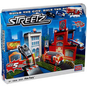 Mega Bloks Набор "Строительная площадка" с машинками из серии "Стритс" 96420 (96421, 96422)