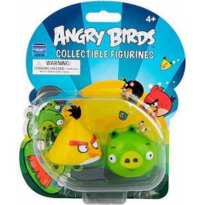 Фигурки Angry Birds 2 шт. на блистере 18,5см, 91050