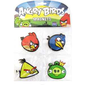 Angry Birds Набор магнитов, 4шт., пакет с хедером 91370
