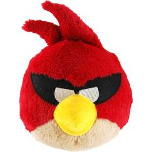Angry Birds Мягкая игрушка Space 40см, со звуком, красная птица 93023