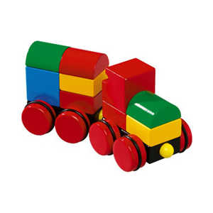 Brio Конструктор из кубиков на магнитах, поезд 30124
