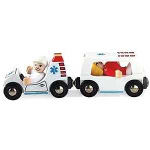 Brio Машина скорой помощи, 4 элемента, свет, свук 33541