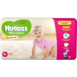 Подгузники Huggies "Ultra Comfort" 10-16кг 68шт Giga Pack для девочек 5029053543765