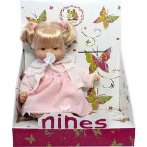Nines Кукла мягкая в платье с соской,40см, 513