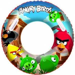 Angry Birds Надувной круг для плавания 91см кор. (96103B) бв96103