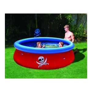 Бассейн Bestway фаст сет 3D пираты 274х76см, 3D очки для плавания 2 шт. 57243