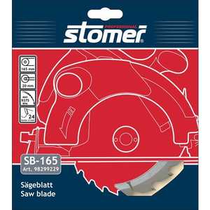 Диск пильный Stomer 165х20мм 24зуба (SB-165)