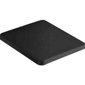 Kerasan Cento сиденье soft close квадрат черный глянец (358904) от Техпорт