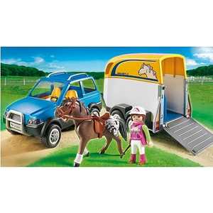 Playmobil Лошади: Джип с трейлером для перевозки лошадей 5223pm
