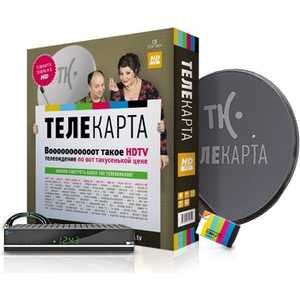Комплект спутникового ТВ Telekarta HD с антенной 80 см