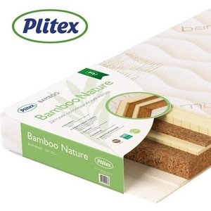 Плитекс Матрас в кроватку "Bamboo Nature" кокос+латекс (125х65х11см) бн-119-02